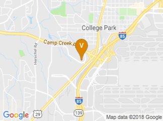 map of Atlanta Airport Marriott Gateway