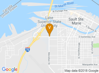 map of Lake Superior State University