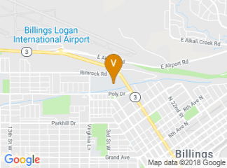 map of Montana State University Billings