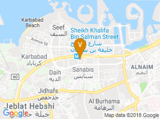 map of Bahrain Chamber of Commerce & Industry