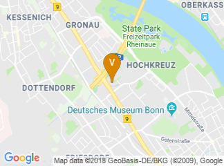 map of Maritim Hotel Bonn
