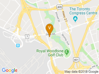 map of Toronto Airport Marriott Hotel