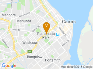 map of Cairns Showgrounds