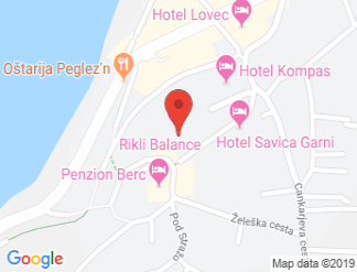 map of Hotel Golf