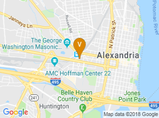 map of Embassy Suites by Hilton Alexandria Old Town
