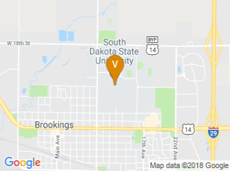 map of South Dakota State University