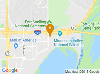 map of Embassy Suites by Hilton Minneapolis Airport