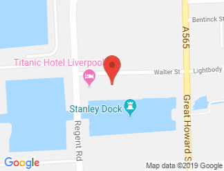 map of Titanic Hotel Liverpool