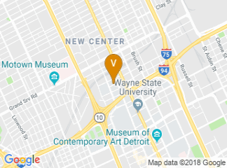 map of TechTown Detroit