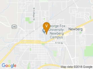 map of George Fox University: Newberg Campus