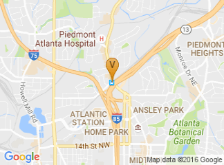 map of Atlanta, Georgia