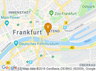 map of Frankfurt School of Finance & Management