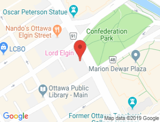 map of Lord Elgin Hotel