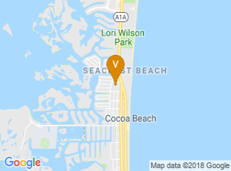 map of Cocoa Beach Public Library