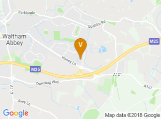map of Waltham Abbey Marriott Hotel