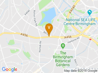 map of Hallmark Hotel Birmingham Strathallan