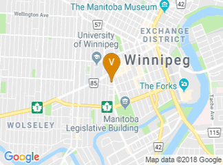 map of Winnipeg Art Gallery