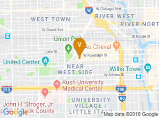 map of Chicago Journeymen Plumbers Local Union 130 UA
