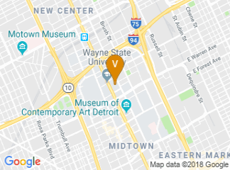 map of Detroit Institute of Arts