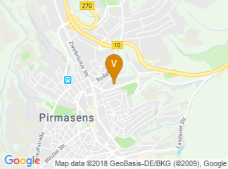 map of Messe Pirmasens GmbH