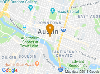 map of Hyatt Place Austin Downtown