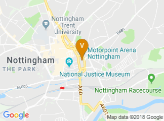 map of Motorpoint Arena Nottingham