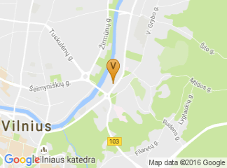 map of Institute of Lithuanian Literature and Folklore