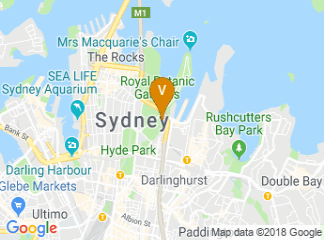 map of Art Gallery of New South Wales