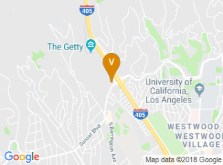 map of Luxe Sunset Boulevard Hotel