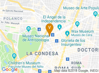 map of Hotel Marquis Reforma