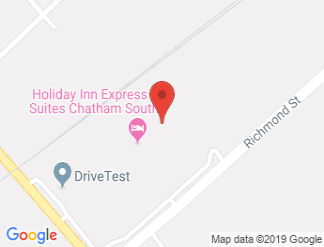 map of Chatham-Kent John D. Bradley Convention Centre