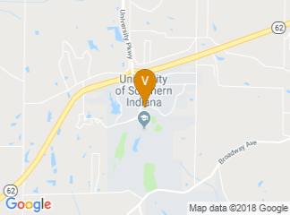 map of University of Southern Indiana (USI)