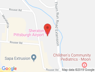 map of Sheraton Pittsburgh Airport Hotel