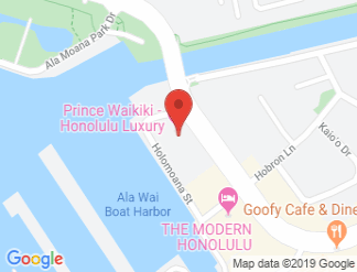 map of Prince Waikiki
