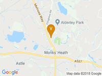 map of Alderley Park Conference Centre