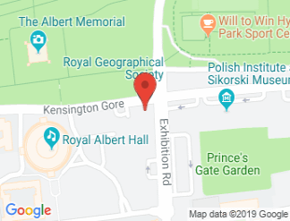 map of Royal Geographical Society