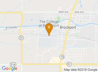 map of The College at Brockport