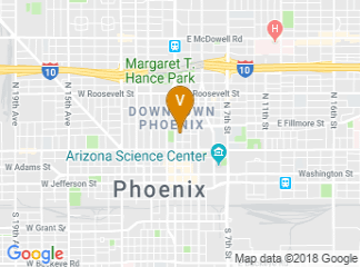 map of Arizona State University Downtown Phoenix Campus