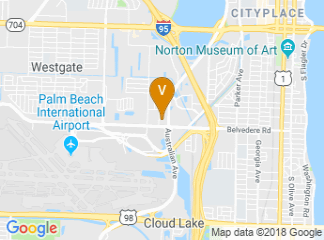 map of Embassy Suites by Hilton West Palm Beach Central
