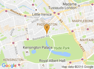 map of Lancaster Gate