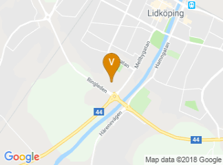 map of Sparbanken Lidkoping Arena