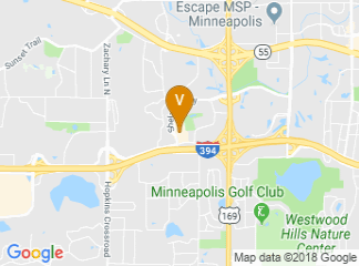 map of Minneapolis Marriott West