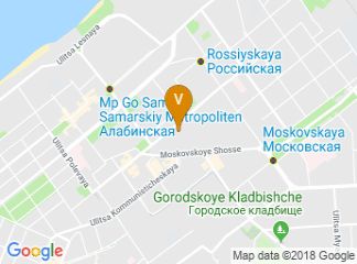 map of Expo-Volga Samara Exhibition Complex