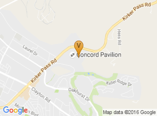 map of Concord Pavilion