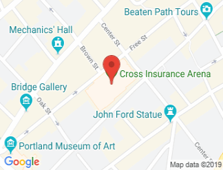 map of Cross Insurance Arena