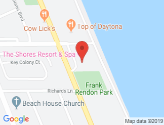 map of The Shores Resort & Spa
