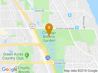 map of Chicago Botanic Garden