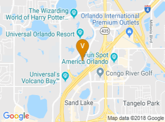 map of Loews Royal Pacific Resort at Universal Orlando