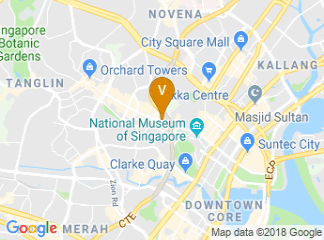 map of Concorde Hotel Singapore
