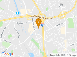 map of Hilton Boston/Woburn